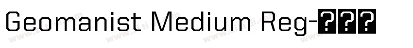 Geomanist Medium Reg字体转换